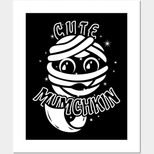 Cute Munchkin Mummy (The Mumchkin) (plain colour) Posters and Art